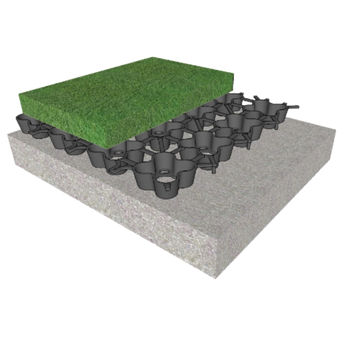 CAD Drawings BIM Models Airfield Systems, LLC AirDrain K9 Dog Run Drainage